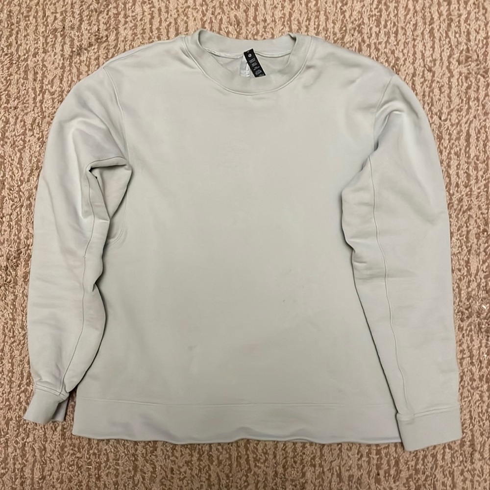 Lululemon Oversized French Terry Crew size medium. Seal Gray color
